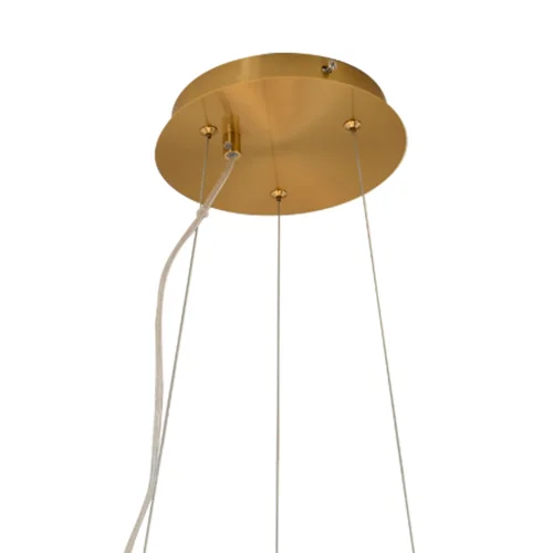 LAMPADA DA SOFFITTO 11 LUCI FERRO DORATO NICOLETTA