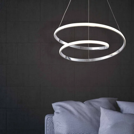 LAMPADA A SOFFITTO A LED GAEL 49W 4000K CROMO