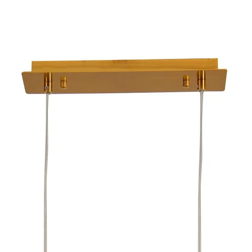 LAMPADA DA SOFFITTO 4 LUCI FERRO DORATO PARALUME BIANCA NICOLETTA