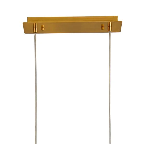 LAMPADA DA SOFFITTO 8 LUCI FERRO DORATO PARALUME BIANCO NICOLETTA