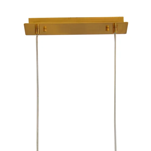 LAMPADA DA SOFFITTO 8 LUCI FERRO DORATO PARALUME BIANCO NICOLETTA