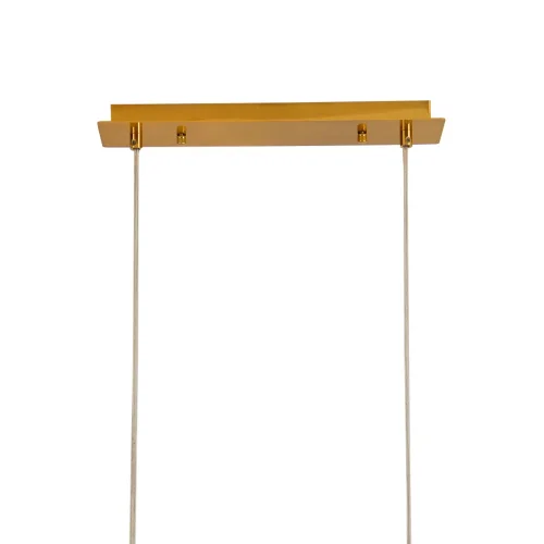 LAMPADA DA SOFFITTO 10 LUCI FERRO DORATO PARALUME BIANCO NICOLETTA