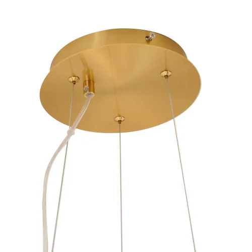LAMPADA DA SOFFITTO 11 LUCI FERRO DORATO PARALUME BIANCO NICOLETTA