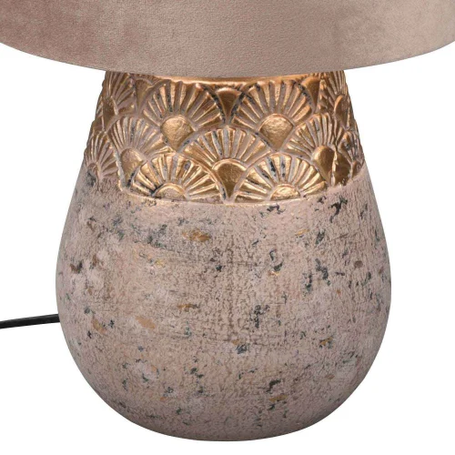 LAMPADA DA TAVOLO IN CERAMICA BEIGE SHIRA
