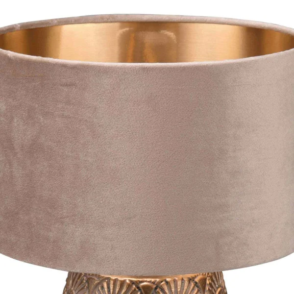 LAMPADA DA TAVOLO IN CERAMICA BEIGE SHIRA