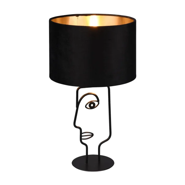 LAMPADA DA TAVOLO IN METALLO PARALUME NERO OTIS