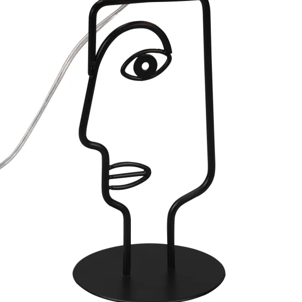 LAMPADA DA TAVOLO IN METALLO PARALUME NERO OTIS