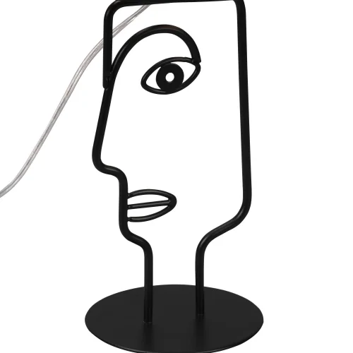 LAMPADA DA TAVOLO IN METALLO PARALUME NERO OTIS