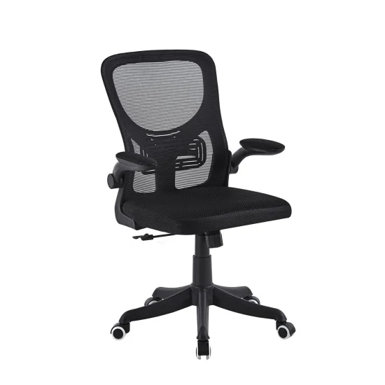 SEDIA DA SCRIVANIA CON ROTELLE NERA AVENTURINA