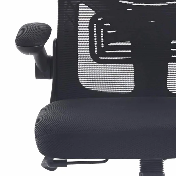 SEDIA DA SCRIVANIA CON ROTELLE NERA AVENTURINA