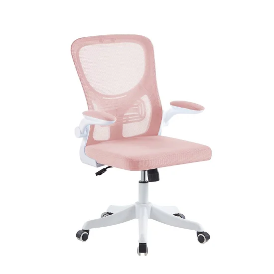SEDIA DA SCRIVANIA CON ROTELLE ROSA AVENTURINA