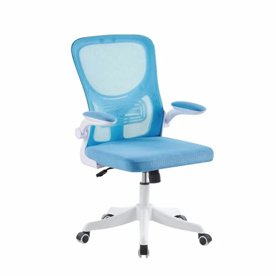 SEDIA DA SCRIVANIA CON ROTELLE BLU AVENTURINA