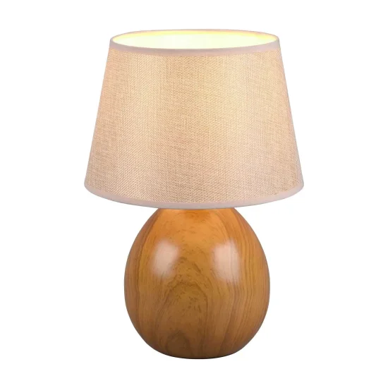 LAMPADA DA TAVOLO SPLENDOUR 24CM IMITAZIONE LEGNO