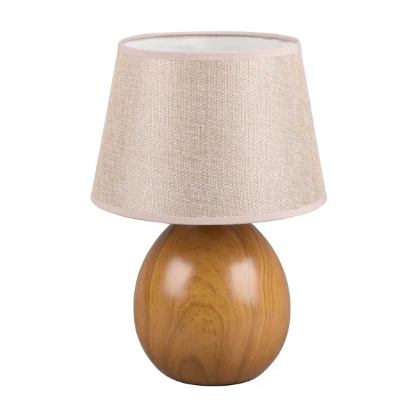 LAMPADA DA TAVOLO SPLENDOUR 24CM IMITAZIONE LEGNO