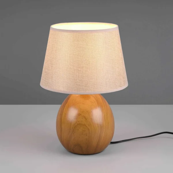 LAMPADA DA TAVOLO SPLENDOUR 24CM IMITAZIONE LEGNO