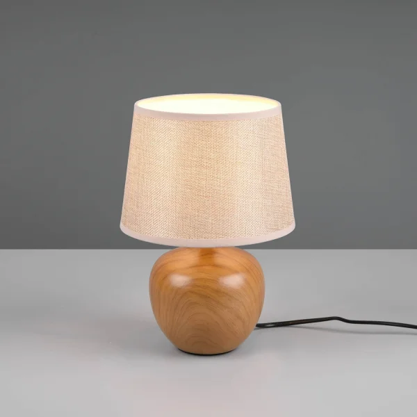 LAMPADA DA TAVOLO SPLENDOUR 18CM IMITAZIONE LEGNO