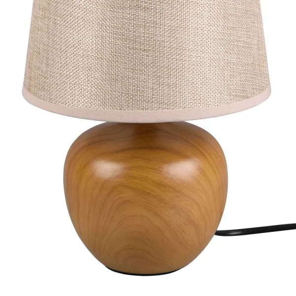 LAMPADA DA TAVOLO SPLENDOUR 18CM IMITAZIONE LEGNO