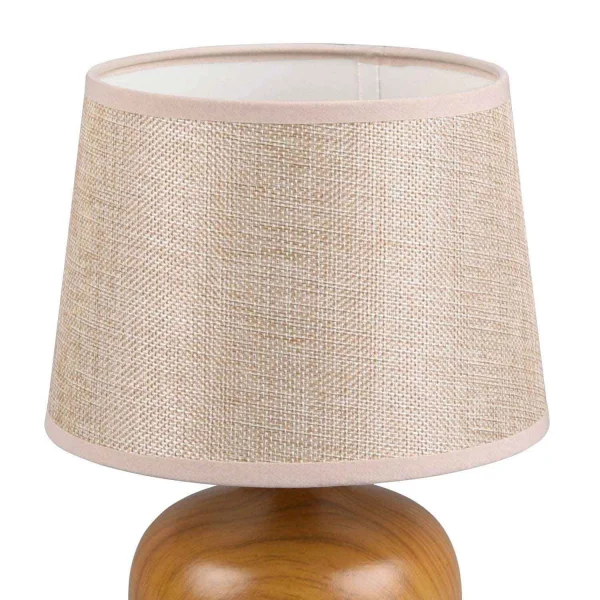 LAMPADA DA TAVOLO SPLENDOUR 18CM IMITAZIONE LEGNO