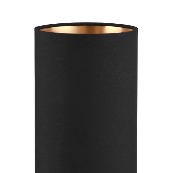 LAMPADA DA TAVOLO SIGRID Ø 12CM LEGNO NATURALE PARALUME NERO