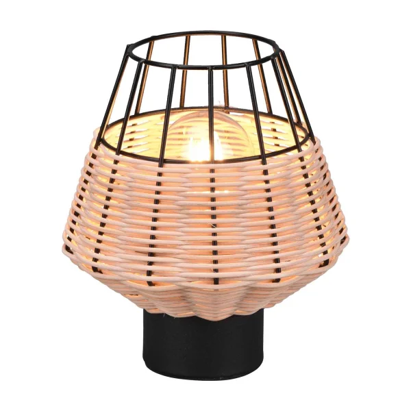 LAMPADA DA TAVOLO IN RATTAN NATURALE GALADRIEL