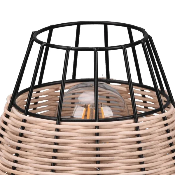 LAMPADA DA TAVOLO IN RATTAN NATURALE GALADRIEL