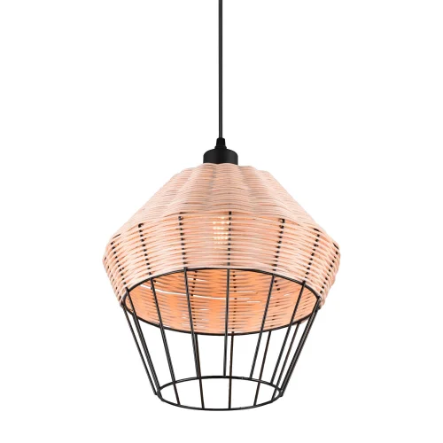 LAMPADA DA SOFFITTO IN RATTAN NATURALE Ø 30 CM GALADRIEL