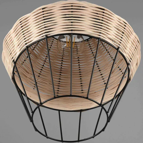 LAMPADA DA SOFFITTO IN RATTAN NATURALE Ø 30 CM GALADRIEL