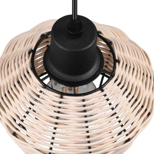 LAMPADA DA SOFFITTO IN RATTAN NATURALE Ø 17 CM GALADRIEL
