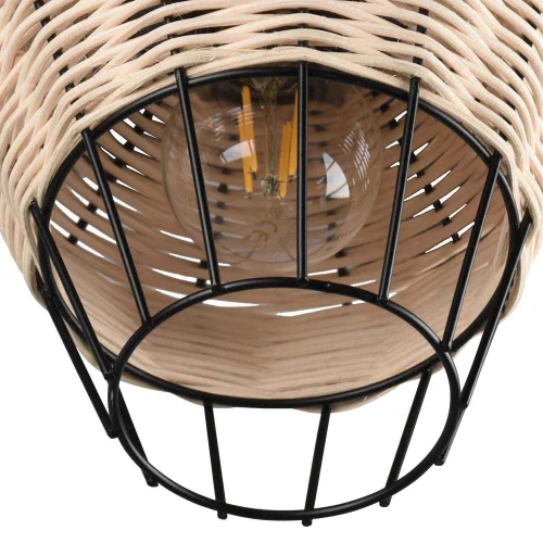 LAMPADA DA SOFFITTO IN RATTAN NATURALE Ø 17 CM GALADRIEL