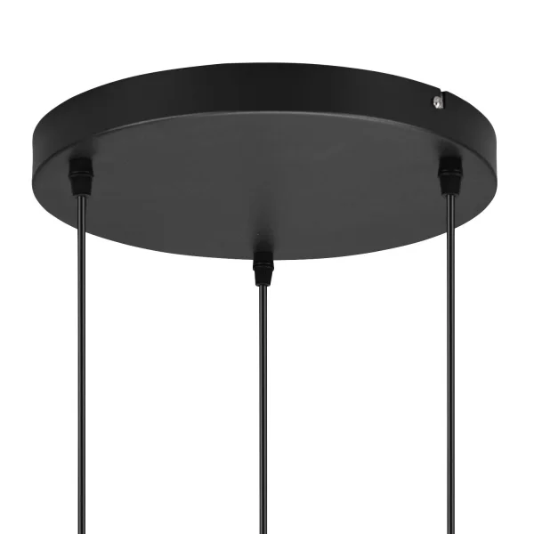 LAMPADA DA SOFFITTO A 3 LUCI IN RATTAN NATURALE GALADRIEL