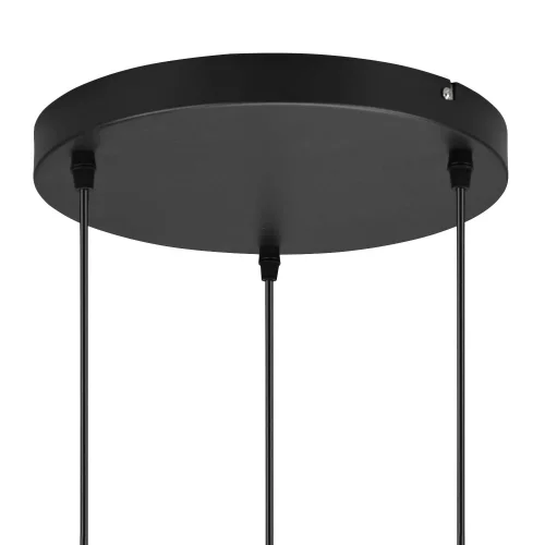 LAMPADA DA SOFFITTO 3 LUCI IN RATTAN NERO GALADRIEL