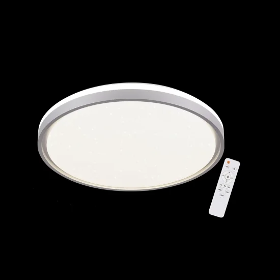 PLAFÓN LED 38W PW LED REGULABLE PLATA CIRCULAR TELLUS 2