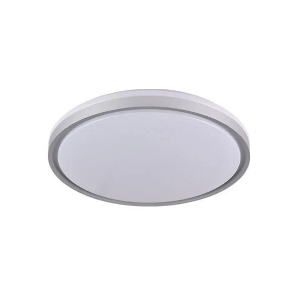 PLAFÓN LED 38W PW LED REGULABLE PLATA CIRCULAR TELLUS