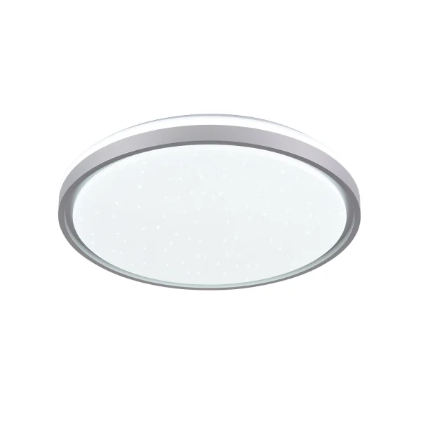 PLAFÓN LED 38W PW LED REGULABLE PLATA CIRCULAR TELLUS