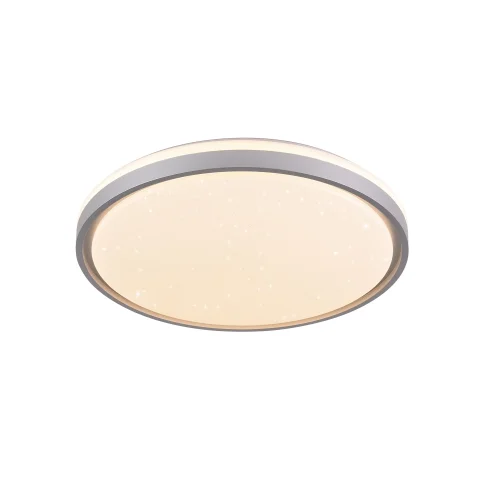 PLAFÓN LED 38W PW LED REGULABLE PLATA CIRCULAR TELLUS