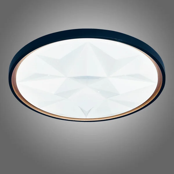 PLAFÓN LED 58W PW LED REGULABLE NEGRO ORO PRISMA TELLUS PLAFÓN LED 58W PW LED REGULABLE NEGRO ORO PRISMA TELLUS