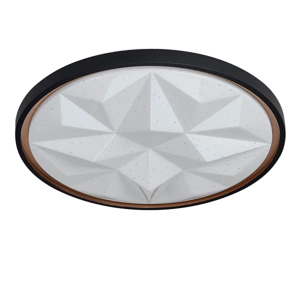 PLAFÓN LED 58W PW LED REGULABLE NEGRO ORO PRISMA TELLUS PLAFÓN LED 58W PW LED REGULABLE NEGRO ORO PRISMA TELLUS