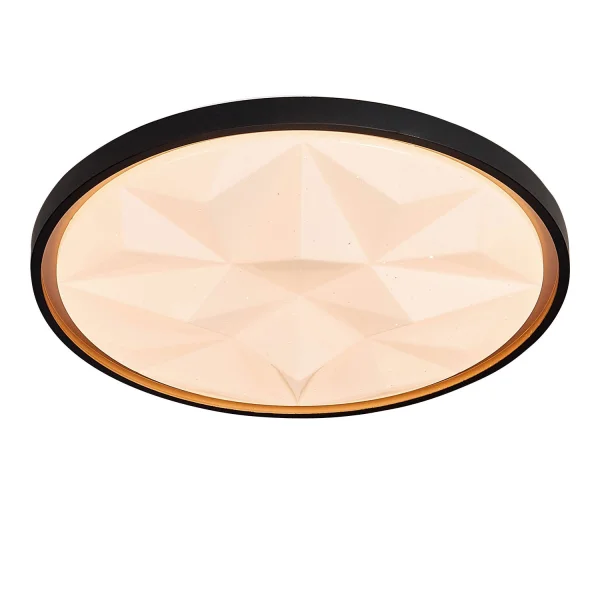 PLAFÓN LED 58W PW LED REGULABLE NEGRO ORO PRISMA TELLUS PLAFÓN LED 58W PW LED REGULABLE NEGRO ORO PRISMA TELLUS