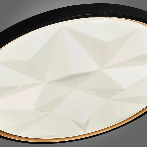 PLAFÓN LED 58W PW LED REGULABLE NEGRO ORO PRISMA TELLUS PLAFÓN LED 58W PW LED REGULABLE NEGRO ORO PRISMA TELLUS