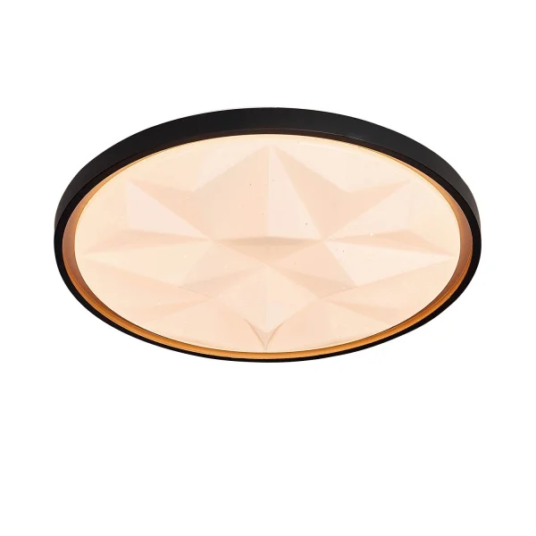 PLAFÓN LED 38W PW LED REGULABLE NEGRO ORO PRISMA TELLUS