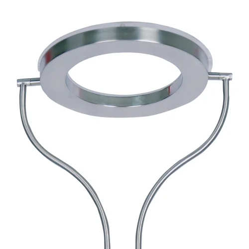 LED CAROSELLO 20W LAMPADA DA PAVIMENTO IN NICHEL RASO