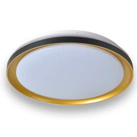 PLAFONIERA LED 35 W REGULABLE CON TELECOMANDO NERO/DORATO SHIRLEY 2