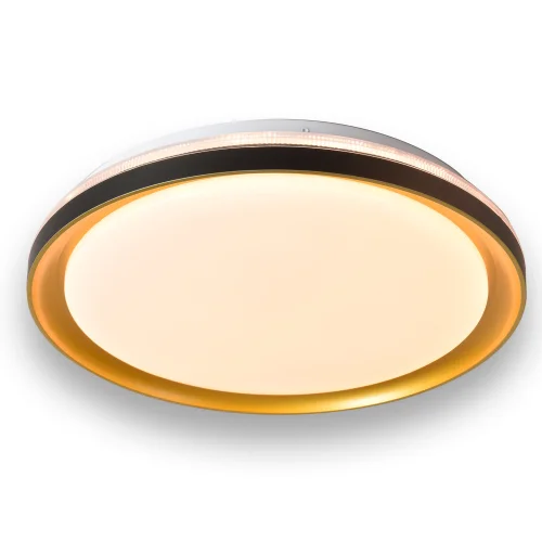 PLAFONIERA LED 35 W REGULABLE CON TELECOMANDO NERO/DORATO SHIRLEY