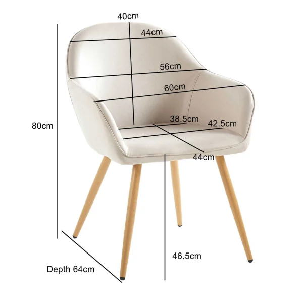 POLTRONA GRAYSON TESSUTO SABBIA