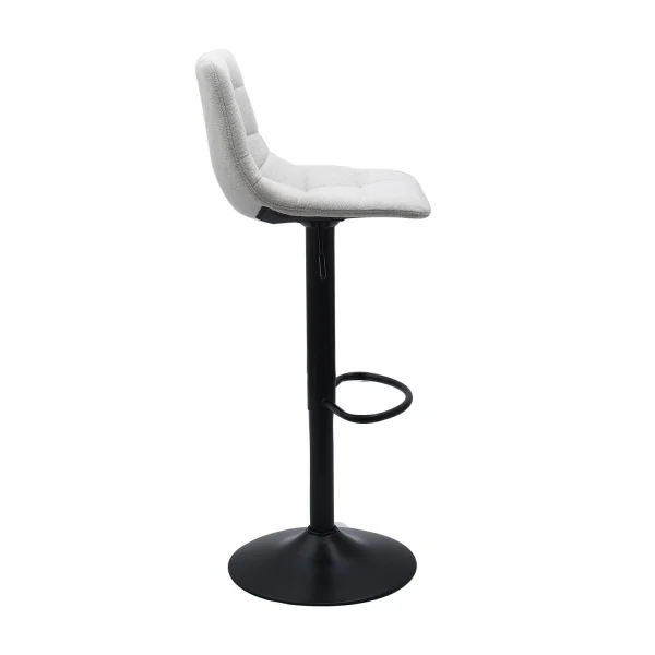 TABURETE HAWAII PATA COLOR NEGRO TEXTIL GRIS TABURETE HAWAII PATA COLOR NEGRO TEXTIL GRIS