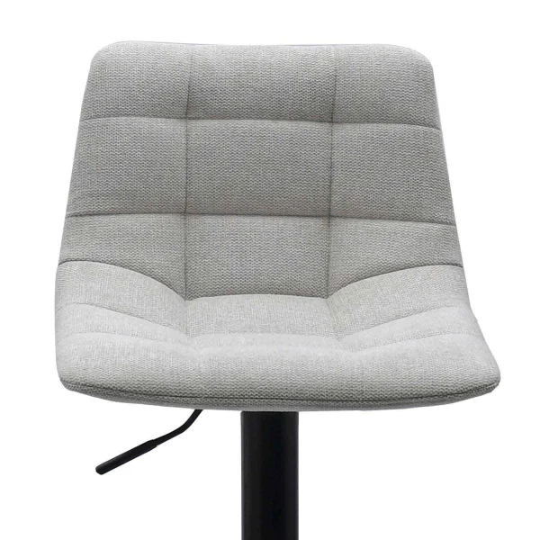 TABURETE HAWAII PATA COLOR NEGRO TEXTIL GRIS TABURETE HAWAII PATA COLOR NEGRO TEXTIL GRIS