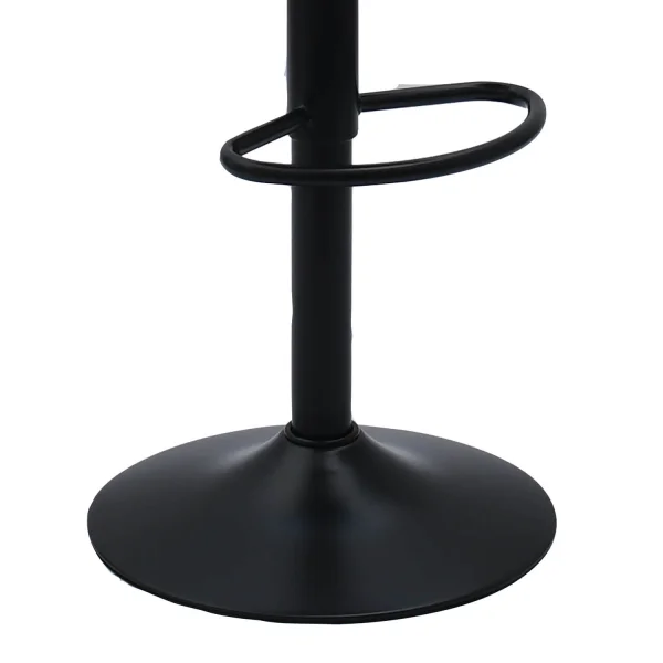 TABURETE HAWAII PATA COLOR NEGRO TEXTIL MARRÓN ENVEJECIDO TABURETE HAWAII PATA COLOR NEGRO TEXTIL MARRÓN ENVEJECIDO