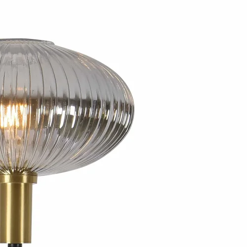 LÁMPARA DE PIE TULIPA FUMÉ SPECCHIATO 160 CM E27 SHELBY LÁMPARA DE PIE TULIPA FUMÉ SPECCHIATO 160 CM E27 SHELBY