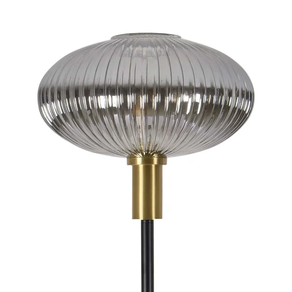 Lampada da terra Tulipa Fumé 160 Cm E27 Shelby | Lúzete Lampade & Illuminazione