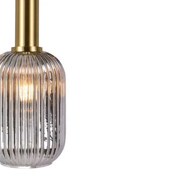 Sospensione a 1 luce Abat-jour Fumé Specchiato E27 Shelby| Lúzete Sospensione a 1 luce Abat-jour Fumé Specchiato E27 Shelby| Lúzete